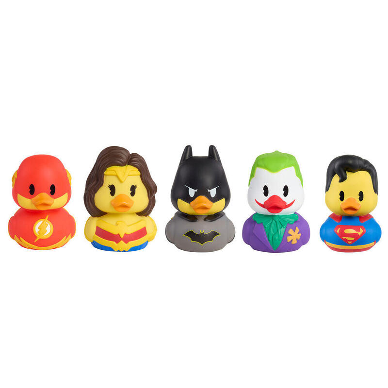 Pack De 18 Unidades - Pato Goma Superheroes Warner Bros Dc Comics Surtido