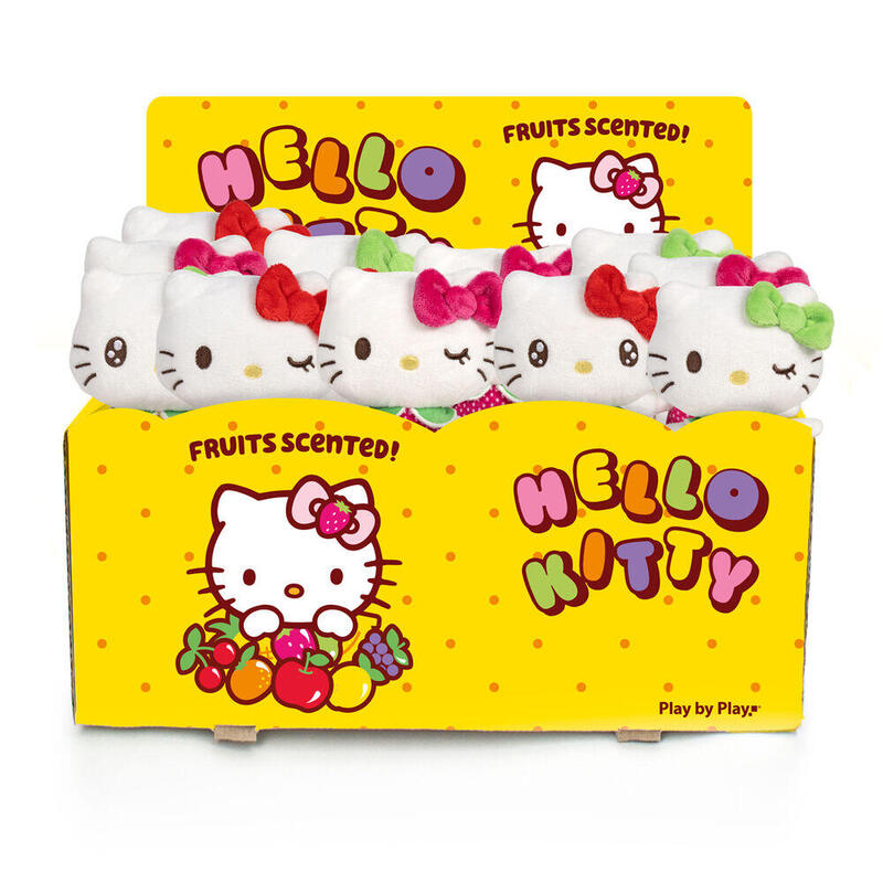 Pack De 18 Unidades - Peluche Perfumado Frutas Hello Kitty 12cm Surtido