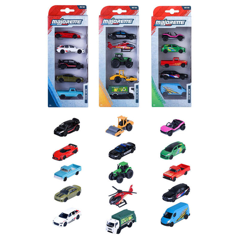 Pack De 18 Unidades - Set Coches Street Cars Surtido