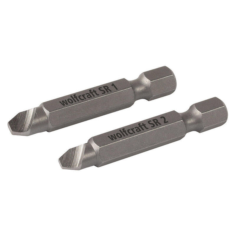Pack De 2 Puntas Tornillos Defectuosos Con Cabeza Especial 2982000 Wolfcraft