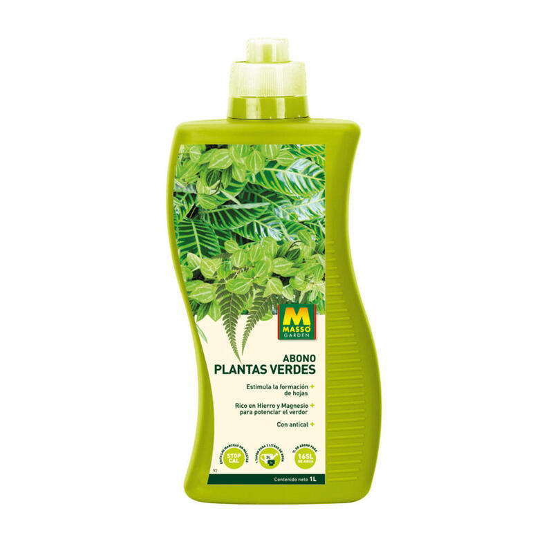 Pack De 2 Unidades - Abono Para Plantas Verdes 1 L. 234103 Massó