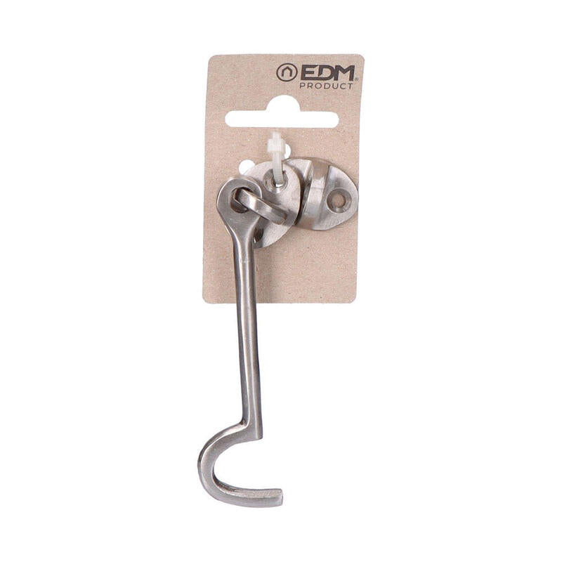 Pack De 2 Unidades - Aldabilla Barco 100mm Laton Niquel Mate En Cartón Colgante Edm
