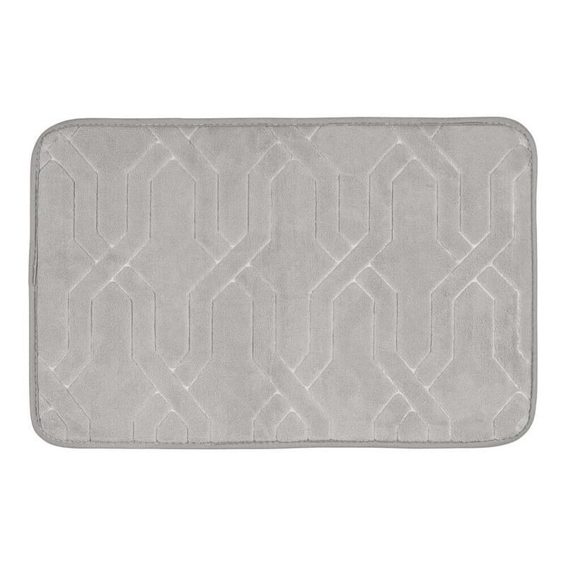 Pack De 2 Unidades - Alfombra De Baño Camiers, Taupe, 60 X 40 Cm