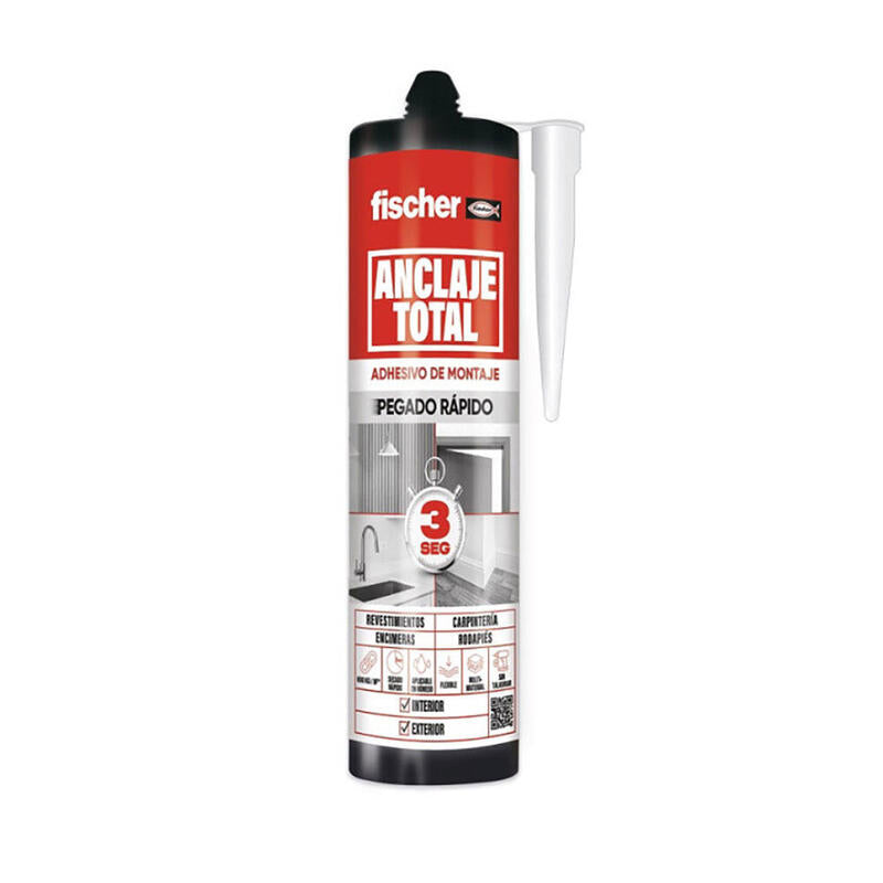 Pack De 2 Unidades - Anclaje Total Pegado Rapido 3 Segundos, Blanco, 290 Ml