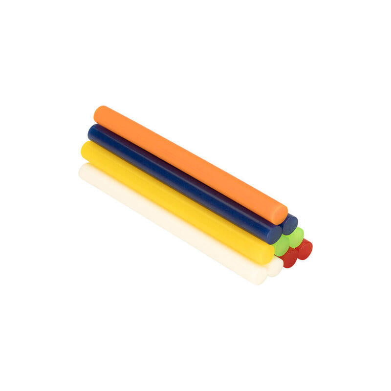 Pack De 2 Unidades - Barra De Cola Termofusible Para Decoración Con Varios Colores, Ø8 X 120 Mm, Blister 20 Uds