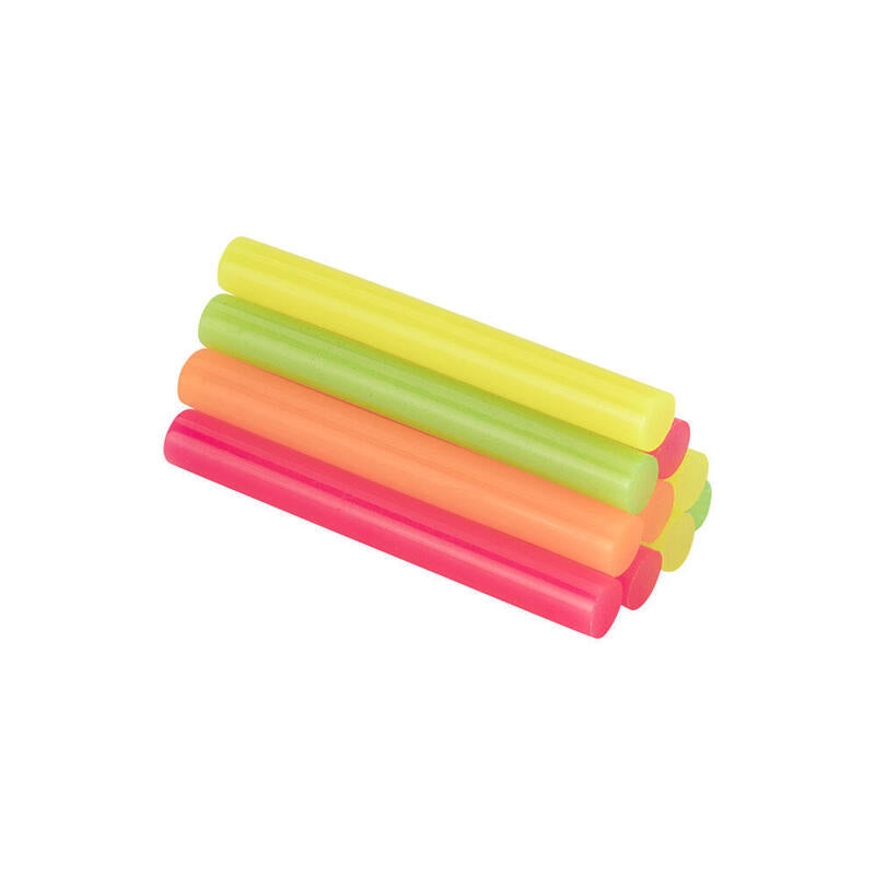 Pack De 2 Unidades - Barras De Cola Decoración Y Hobby Ø12x95mm Mix Fluor 430108 Salki