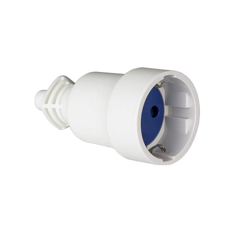 Pack De 2 Unidades - Base Aerea Pvc 16a 250v T/Tl 4,8mm Blanco 707cb (Retractilada) Solera