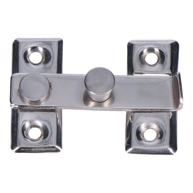 Pack De 2 Unidades - Blister Aldaba Reversible 6cm Inox Edm