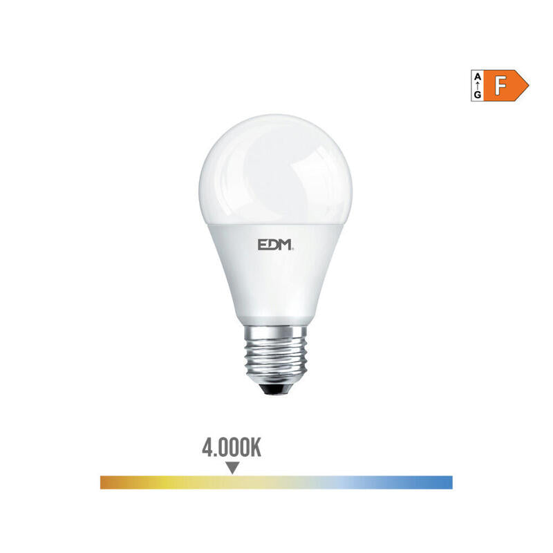 Pack De 2 Unidades - Bombilla Standard Led E27 15w 1521lm 4000k Luz Dia Ø6x11,5cm Edm