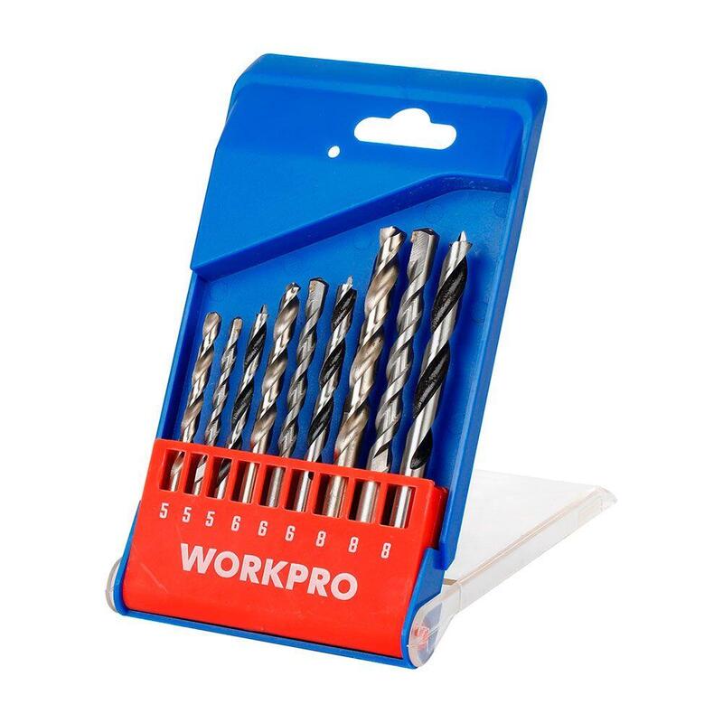 Pack De 2 Unidades - Brocas Mixtas 3+3+3, Ø5,00 - Ø8,00 Mm, Juego 9 Piezas