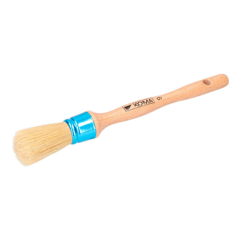 Pack De 2 Unidades - Brocha Virola Hierro Con Taco Nº 06 Ø30 X 60 Mm