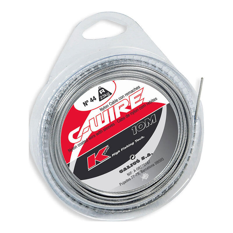 Pack De 2 Unidades - Cable De Acero Forrado De Nilon 10 M