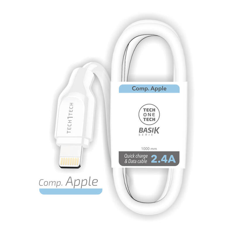 Pack De 2 Unidades - Cable Usb-A A Lightning 1 M Blanco