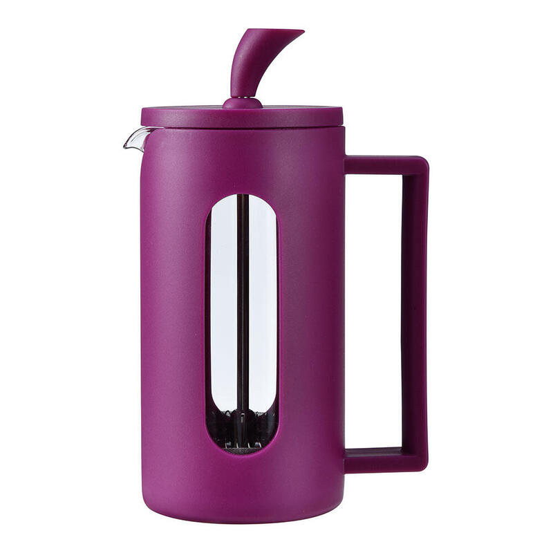 Pack De 2 Unidades - Cafetera / Tetera Roma Embolo Berenjena 350 Ml 3 Tazas