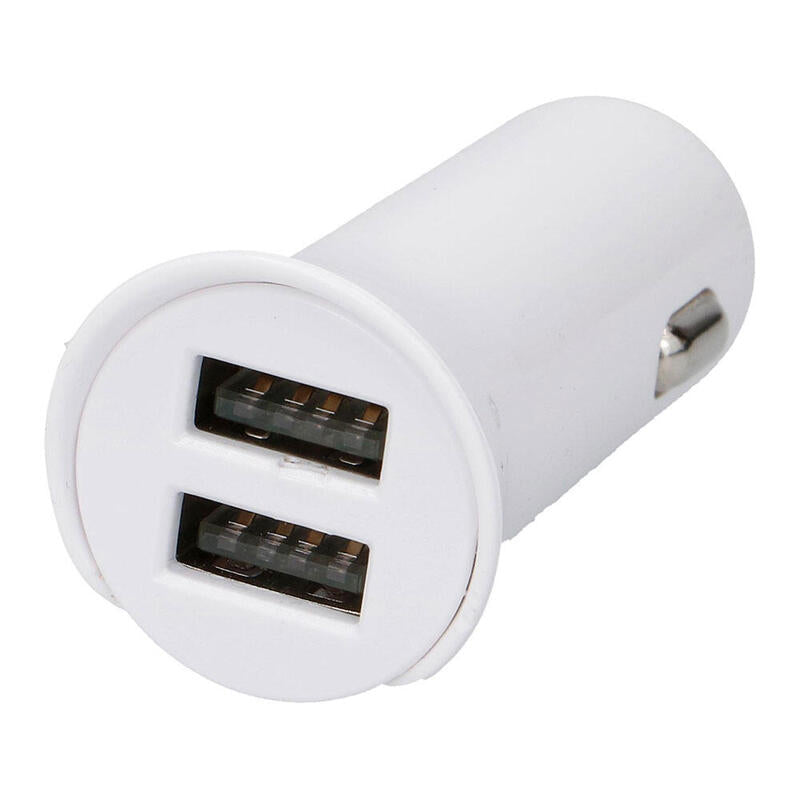 Pack De 2 Unidades - Cargador De Automóvil 2,1a, 2usb 12/24v All Ride