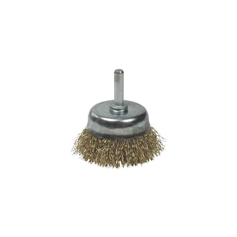 Pack De 2 Unidades - Cepillo Hobby Copa Con Espiga 50mm Fat050 Mota