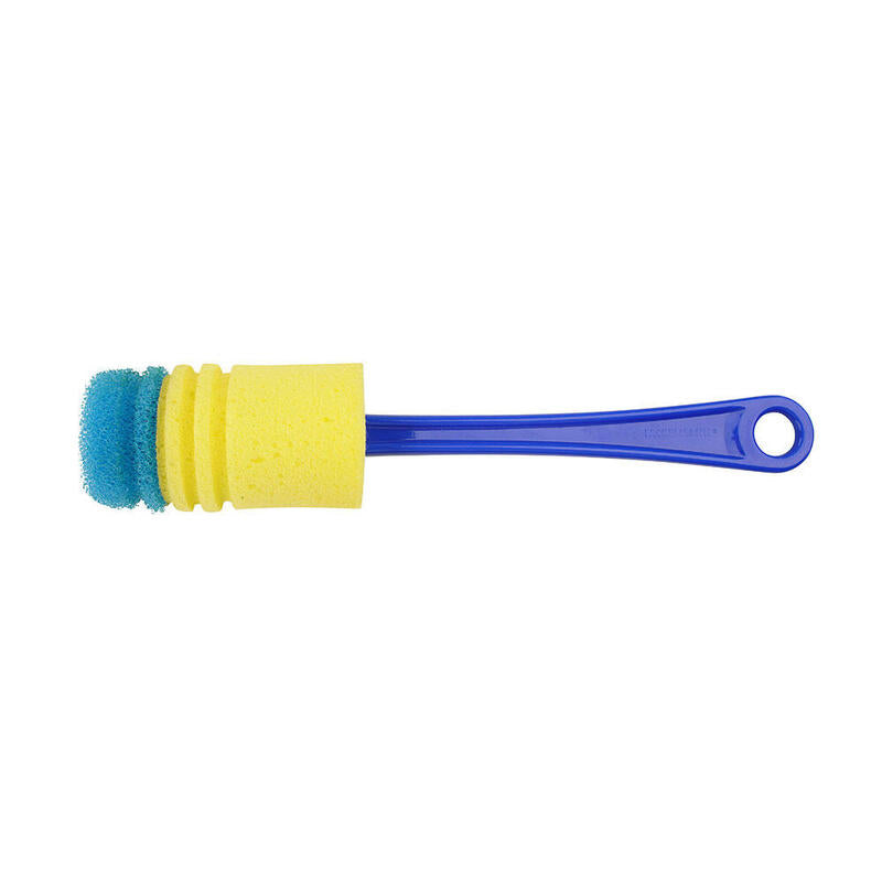 Pack De 2 Unidades - Cepillo Limpia Botellas 31cm Color Azul/Amarillo Fackelmann