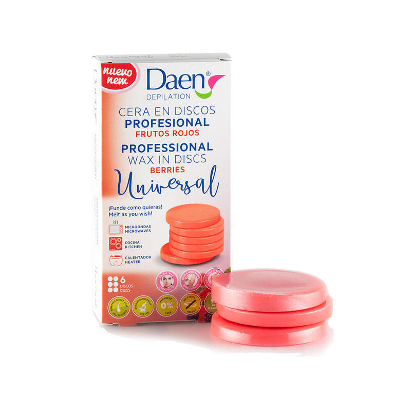 Pack De 2 Unidades - Cera De Depilación En Pastillas 120gr, Frutos Rojos Daen