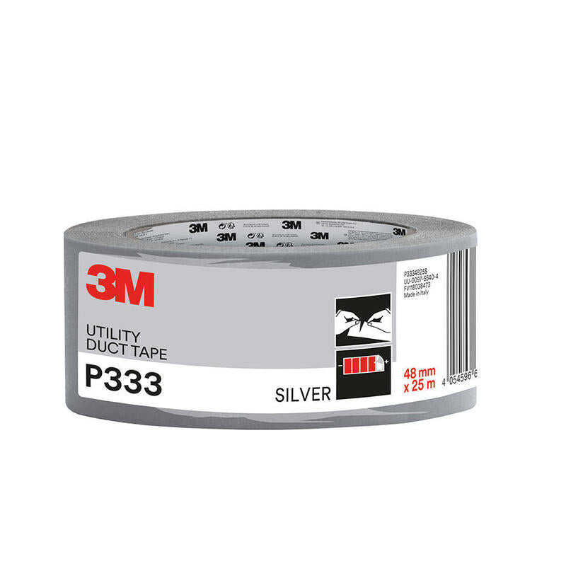 Pack De 2 Unidades - Cinta Americana Universal Pro, Plata, 48 Mm X 25 M