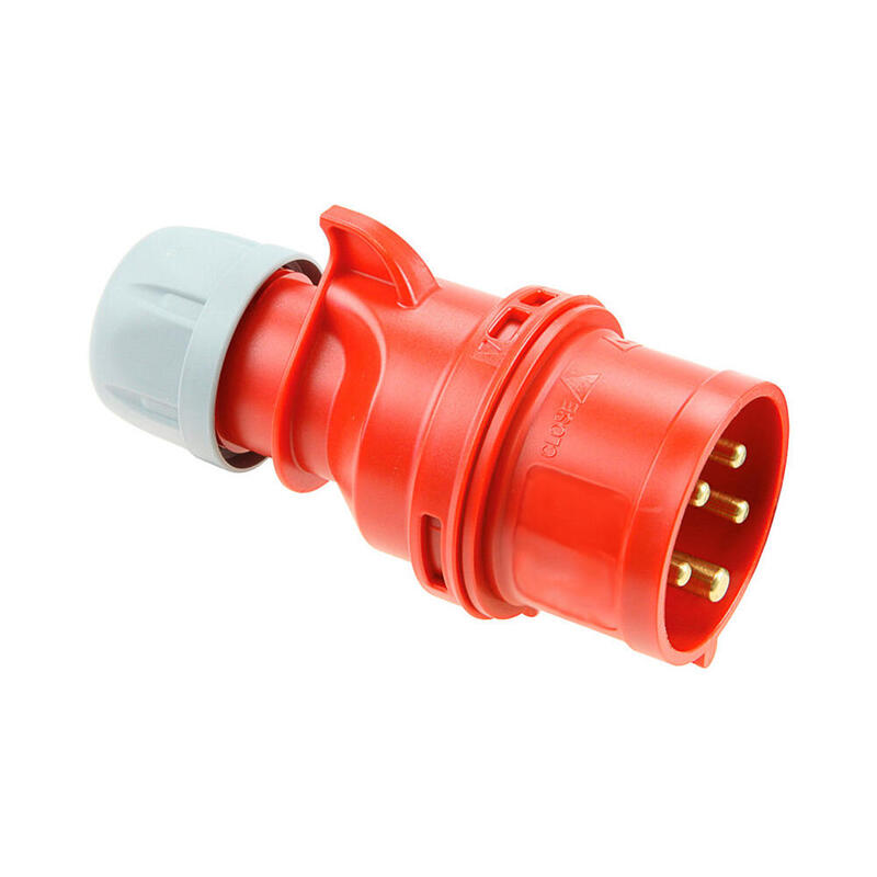 Pack De 2 Unidades - Clavija Cetac 3p+N+T Roja 16a 400v~ Ip44