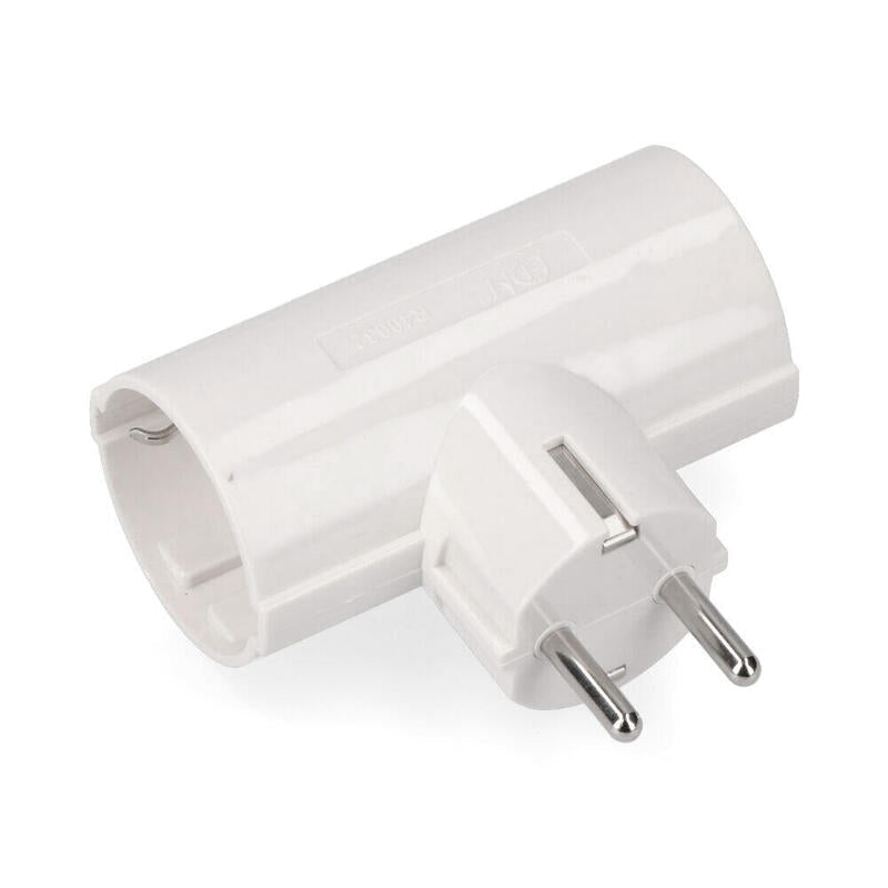 Pack De 2 Unidades - Clavija Doble Con Baquelita Envasado T/Tl 16a 250v Edm