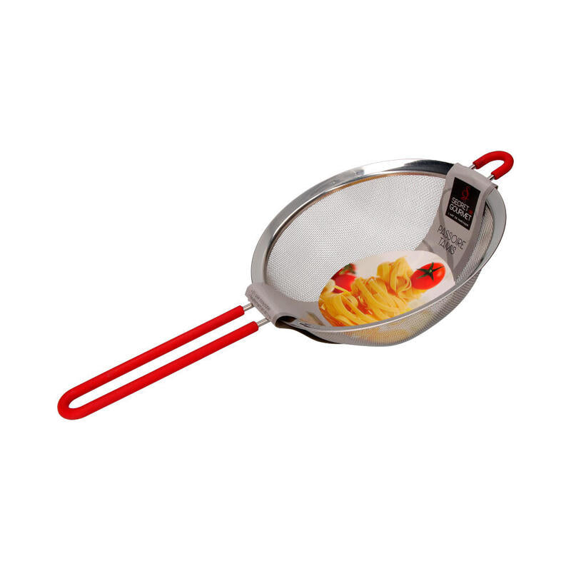 Pack De 2 Unidades - Colador Inoxidable Con Mango De Silicona 20cm