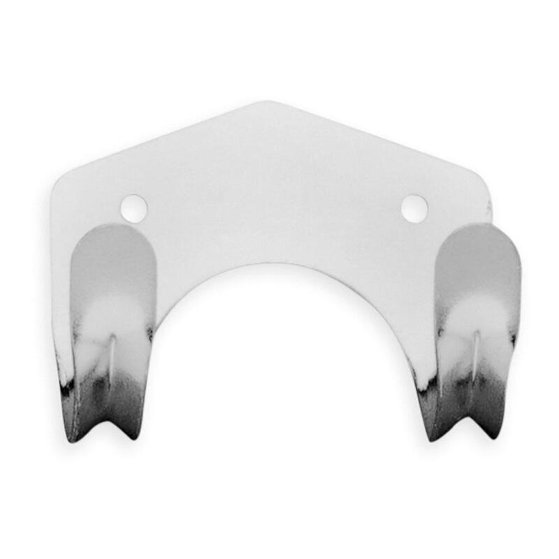 Pack De 2 Unidades - Colgador Doble Acero Zincado Para Herramientas (Blister 3 Unid.) Inofix