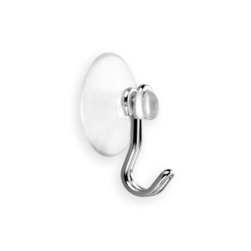 Pack De 2 Unidades - Colgador Ventosa Ø22mm Cromado (Blister 4 Unid.) Inofix