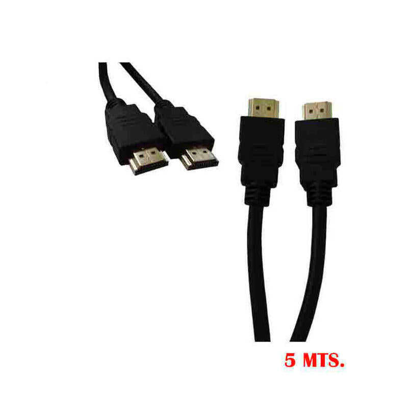 Pack De 2 Unidades - Conexion Hdmi Supra Dorado Alta Definicion 5m