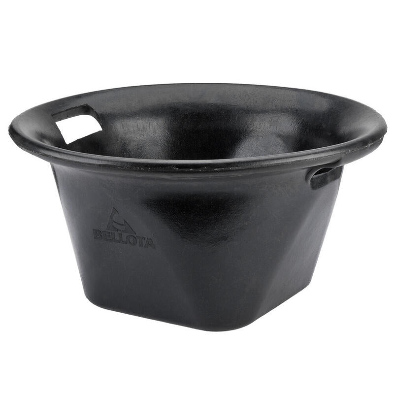 Pack De 2 Unidades - Cubo Norteño 13 L De Caucho Resistente Negro.