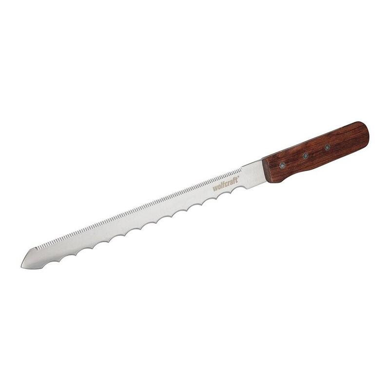 Pack De 2 Unidades - Cuchillo Con Mango De Madera Para Materiales Aislantes Profesional, 275 Mm