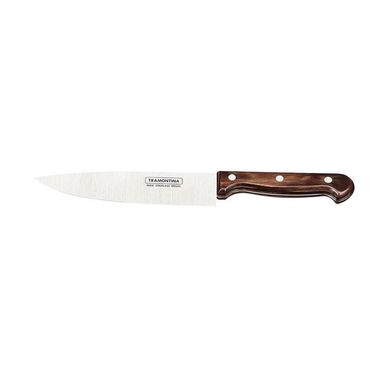 Pack De 2 Unidades - Cuchillo Polywood Castaño Chef, 17,8 Cm