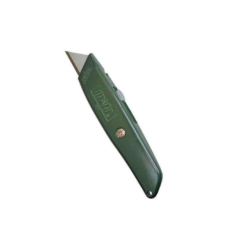 Pack De 2 Unidades - Cúter Metalico Retractil Hoja Trapezoidal C100 Mota
