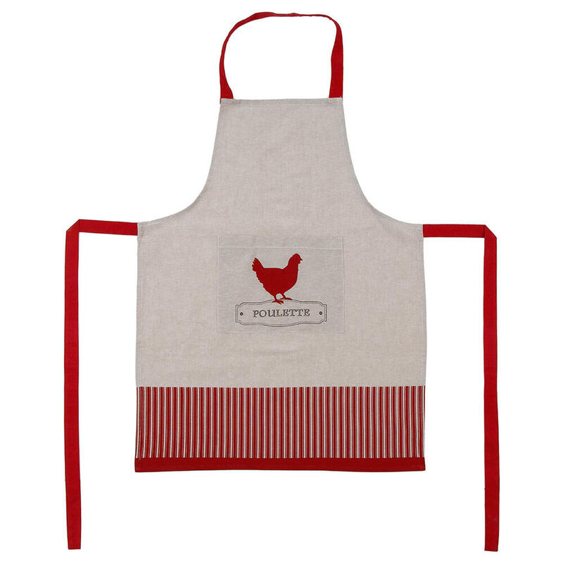 Pack De 2 Unidades - Delantal Gourmet Modelo Poulette 60x80cm
