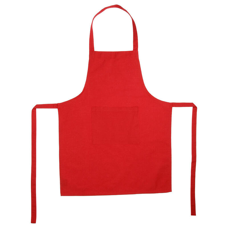 Pack De 2 Unidades - Delantal Rojo, 60 X 80 Cm