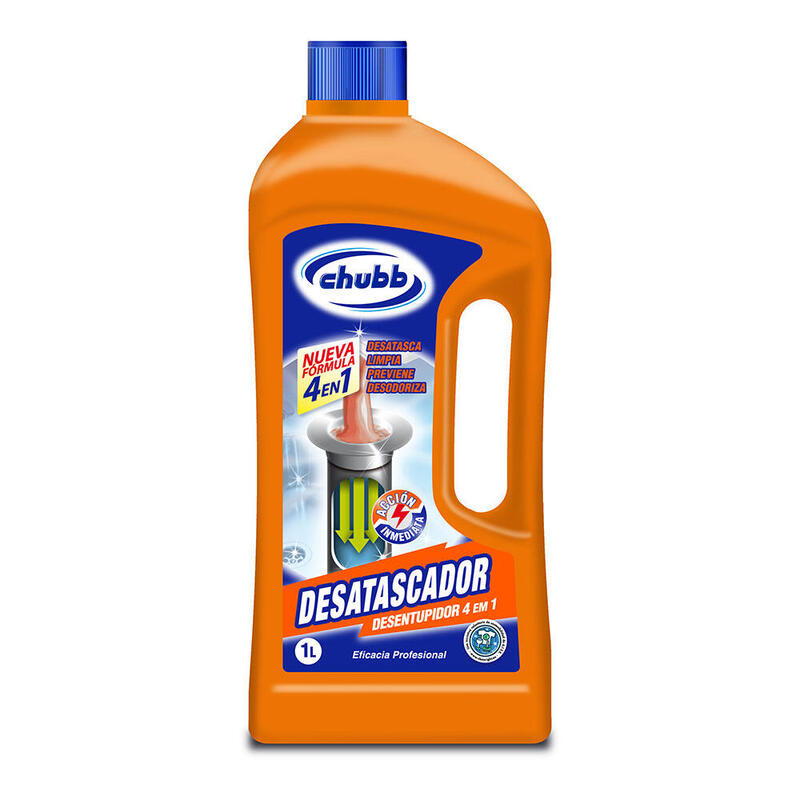 Pack De 2 Unidades - Desatascador 4en1 1l C05037 Chubb