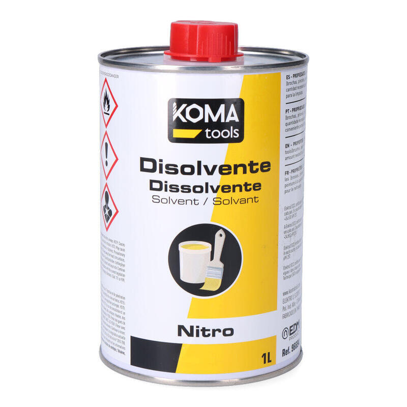 Pack De 2 Unidades - Disolvente 1l Koma Tools