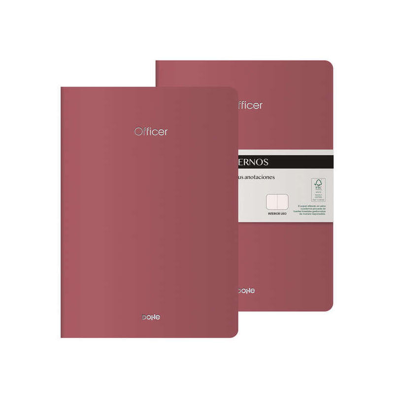 Pack De 2 Unidades Dohe Cuadernos De Cartulina De Colores - 300gr - Estampacion En Portada - Puntas Y Lomo Redondos -