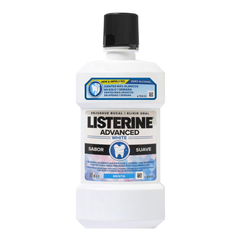 Pack De 2 Unidades - Enjuague Listerine 500ml Blanqueador Menta (Sabor Suave)