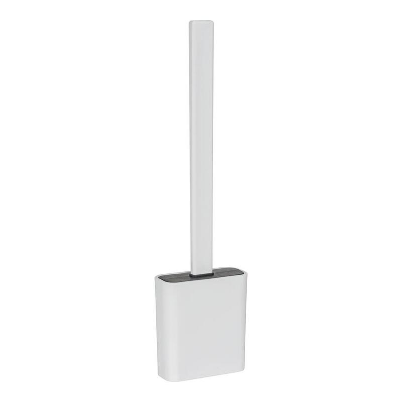 Pack De 2 Unidades - Escobillero Wc Zalana, Blanco, 9,8 X 4 X 35,5 Cm