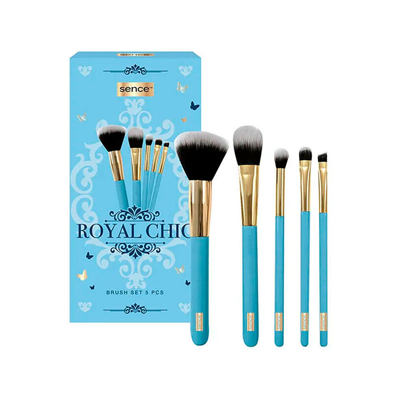 Pack De 2 Unidades - Estuche De 5 Brochas De Maquillaje
