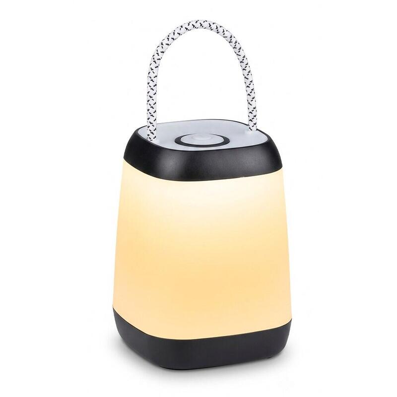Pack De 2 Unidades - Farol Portátil Con Asa De Cuerda, Blanco Frío, 90 X 90 X 124 Mm