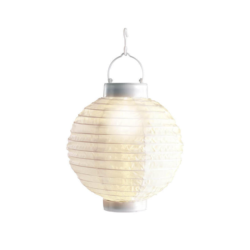 Pack De 2 Unidades - Farolillo Solar Blanco Ø 20 Cm