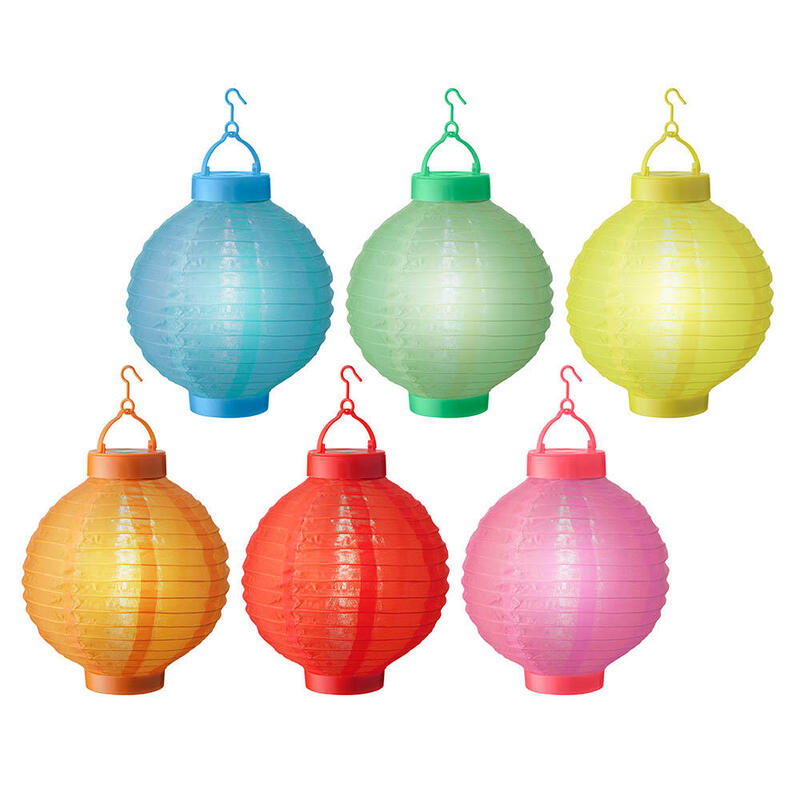 Pack De 2 Unidades - Farolillo Solar Colores Surtidos Ø20 Cm
