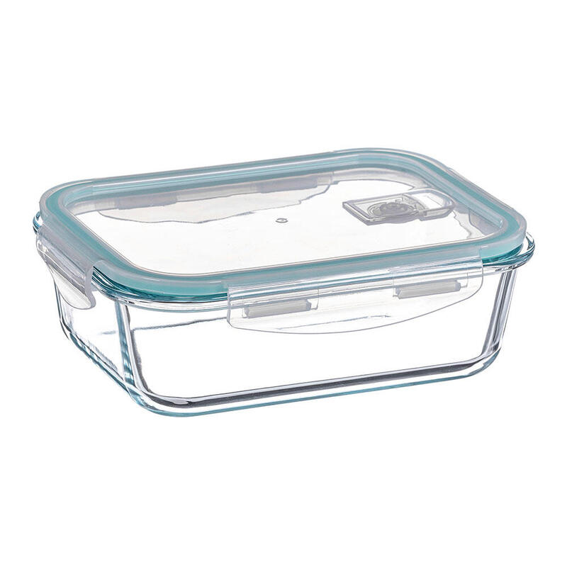 Pack De 2 Unidades - Fiambrera Borosilicato Rectangular Hermética 1040 Ml