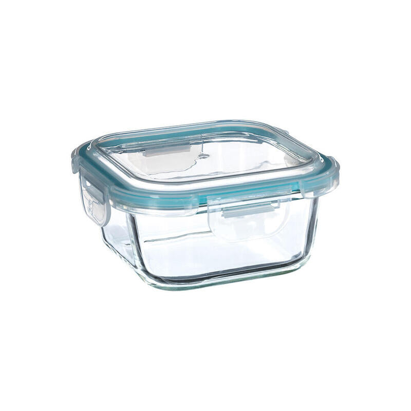 Pack De 2 Unidades - Fiambrera De Cristal 530ml 13,80x13,80x6,8cm