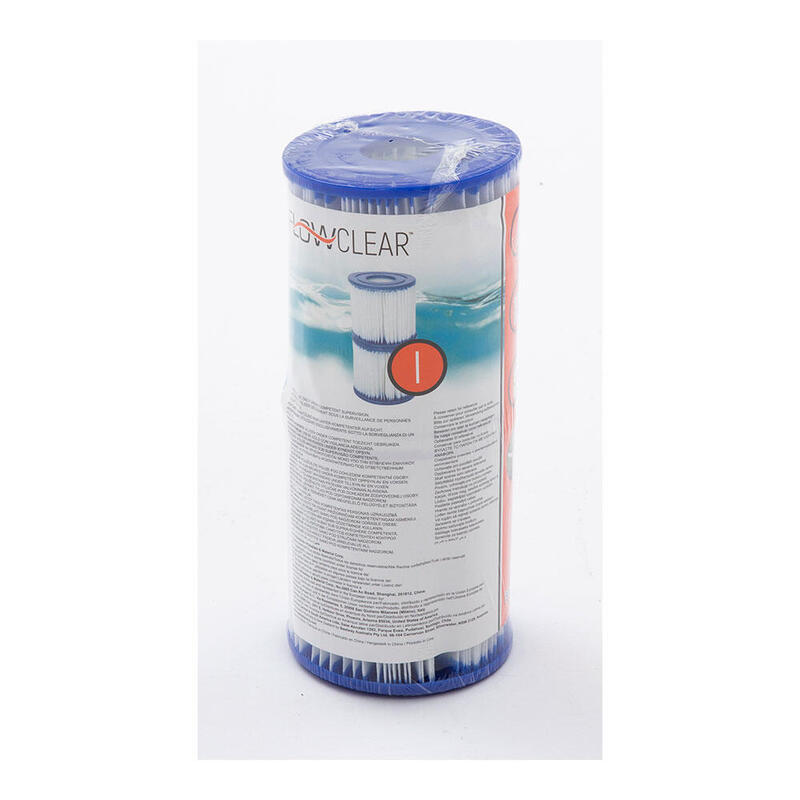 Pack De 2 Unidades - Filtro De Cartucho Tipo I Pl Bestway Ø8x9cm 58093