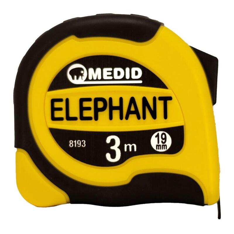 Pack De 2 Unidades - Flexómetro Elephant Bimaterial 3 M X 19 Mm