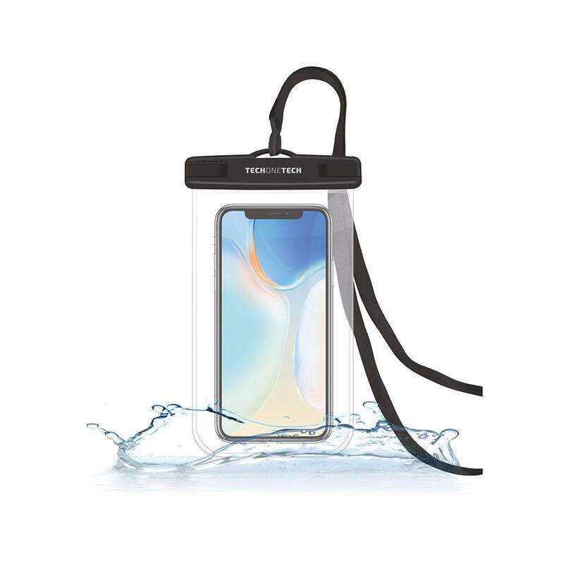 Pack De 2 Unidades - Funda Impermeable Colgante Para Agua Pvc Ipx8 Negra