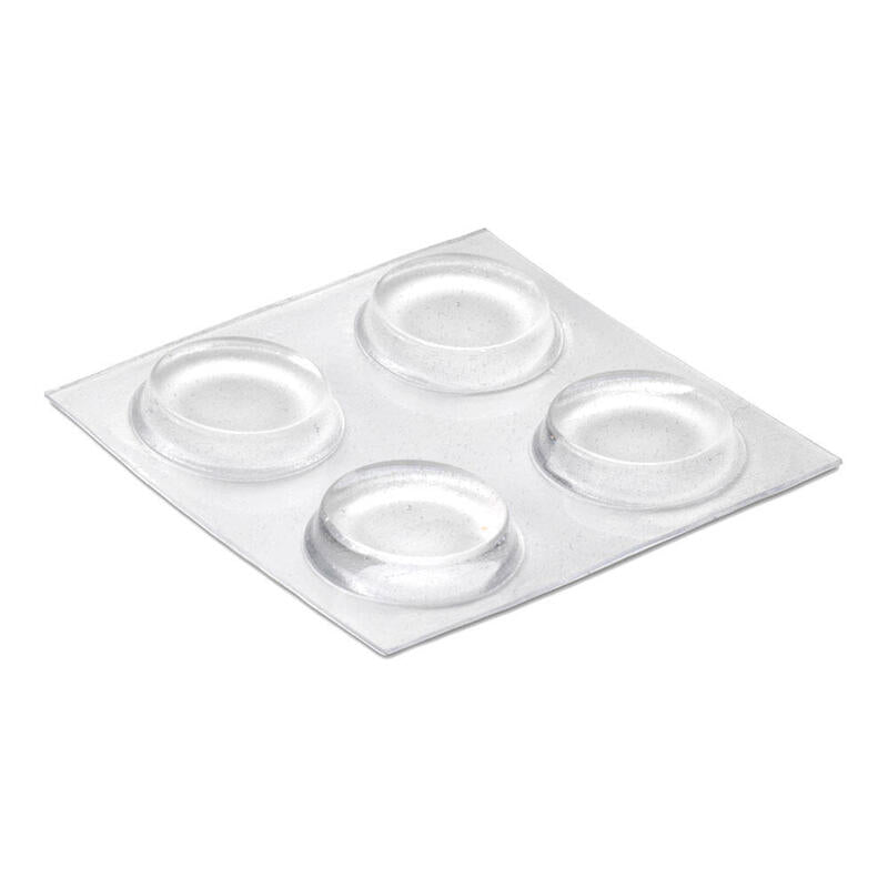 Pack De 2 Unidades - Gota Autoadhesiva Protectora Ø19x4mm (Blister 4 Unid.) Inofixcolgador Sobrepuerta Blanco Blister Inofix